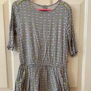 Crazy 8 dress with dog design fabric - size 6